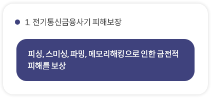 1. 전기통신금융사기 피해보장